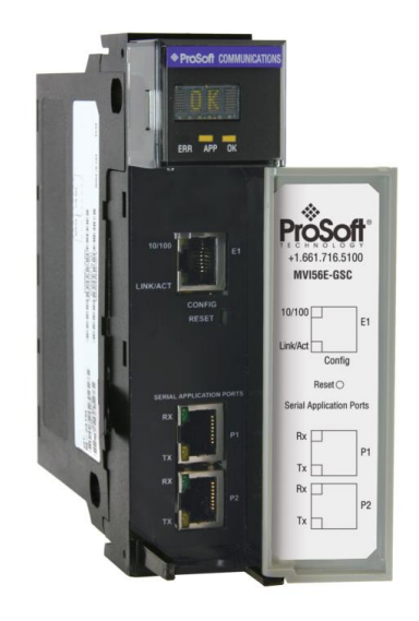 PROSOFT MVI56E-GSC enhanced generic ASCII serial communication module