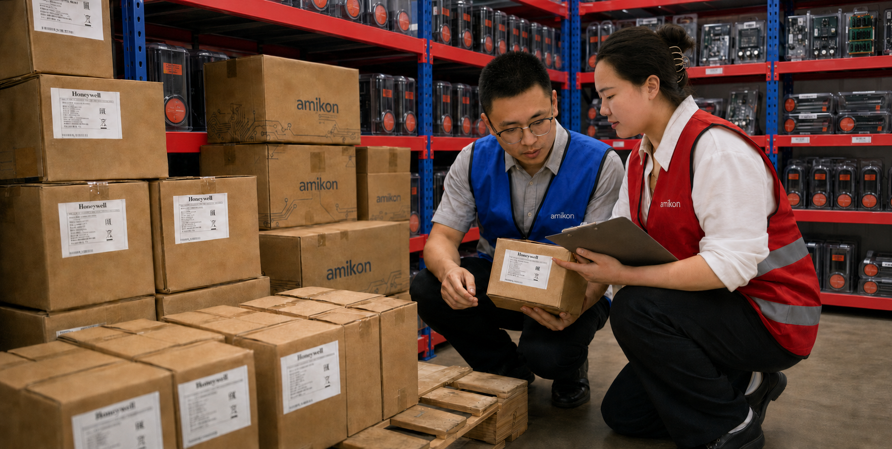AMIKON warehouse inspection team