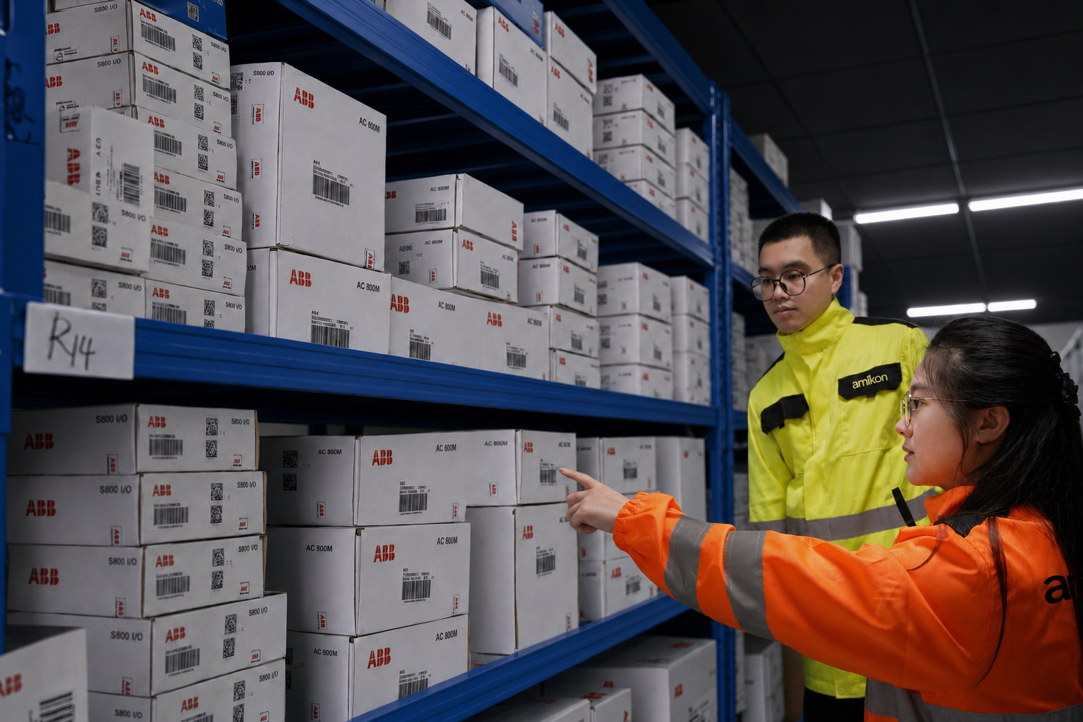 AMIKON warehouse inspection team