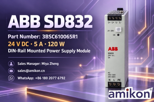 ABB SD832 3BSC610065R1: Power Supply and Maintenance Considerations