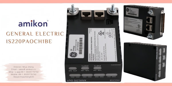 IS220PAOCH1BE : A Game-Changer for Industrial Process Control and Performance